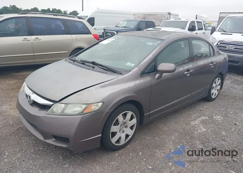 2010 Honda Civic Lx из США, поврежденный, VIN 2HGFA1F52AH536592